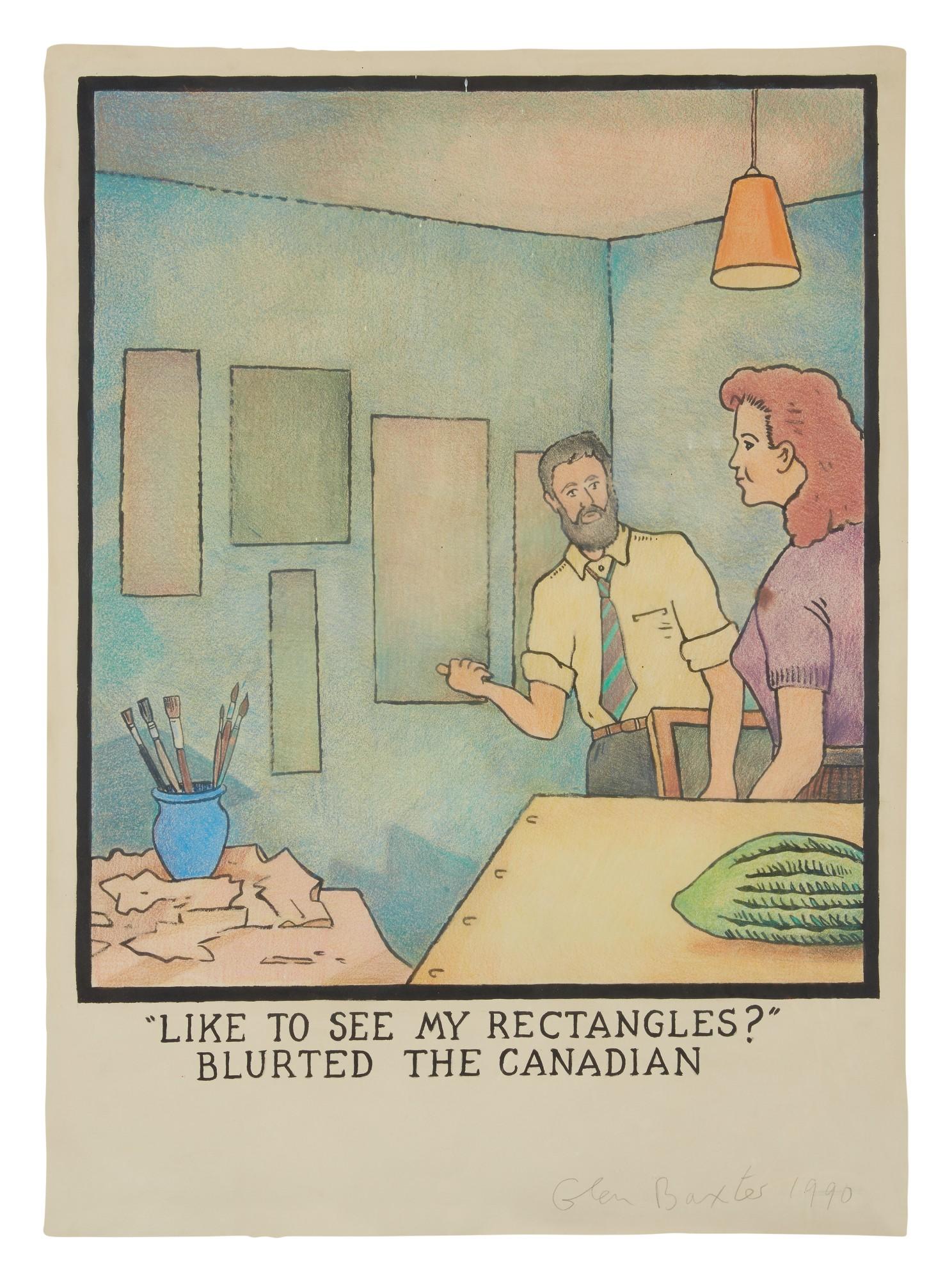 Glen Baxter - Want To See My Rectangles?