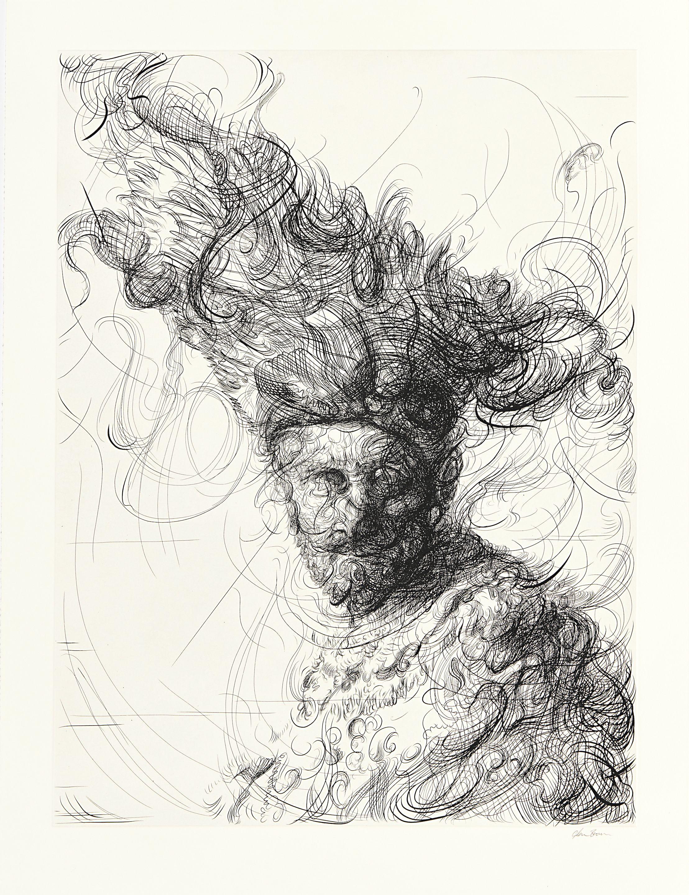 Glenn Brown - Bring on the Dancing Horses (after Rembrandt)