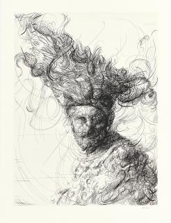 Glenn Brown - Bring on the Dancing Horses (after Rembrandt)