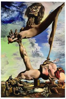 Glenn Brown - Dalí-Christ (after Soft Construction with Boiled Beans: Premonition of Civil War 1936 by Salvador Dalí) By kind permission of the Gala-Salvador Dalí Foundation, Spain