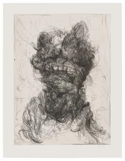 Glenn Brown - Pate 3, from: Half-Life (after Rembrandt)