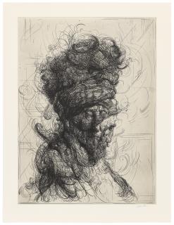 Glenn Brown - Plate 1, from: Half-Life (after Rembrandt)