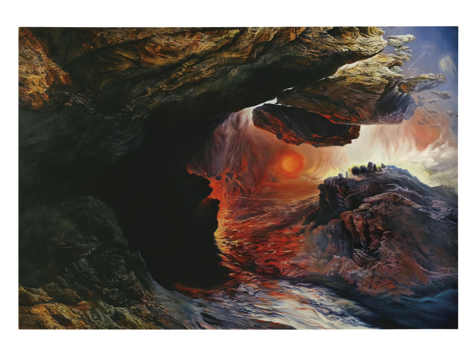 Glenn Brown - The Tragic Conversion Of Salvador Dalí (After John Martin)