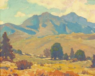 Glenn Dean - In the Foothills 16 x 20 in. framed 24 x 27 1/2 in.
