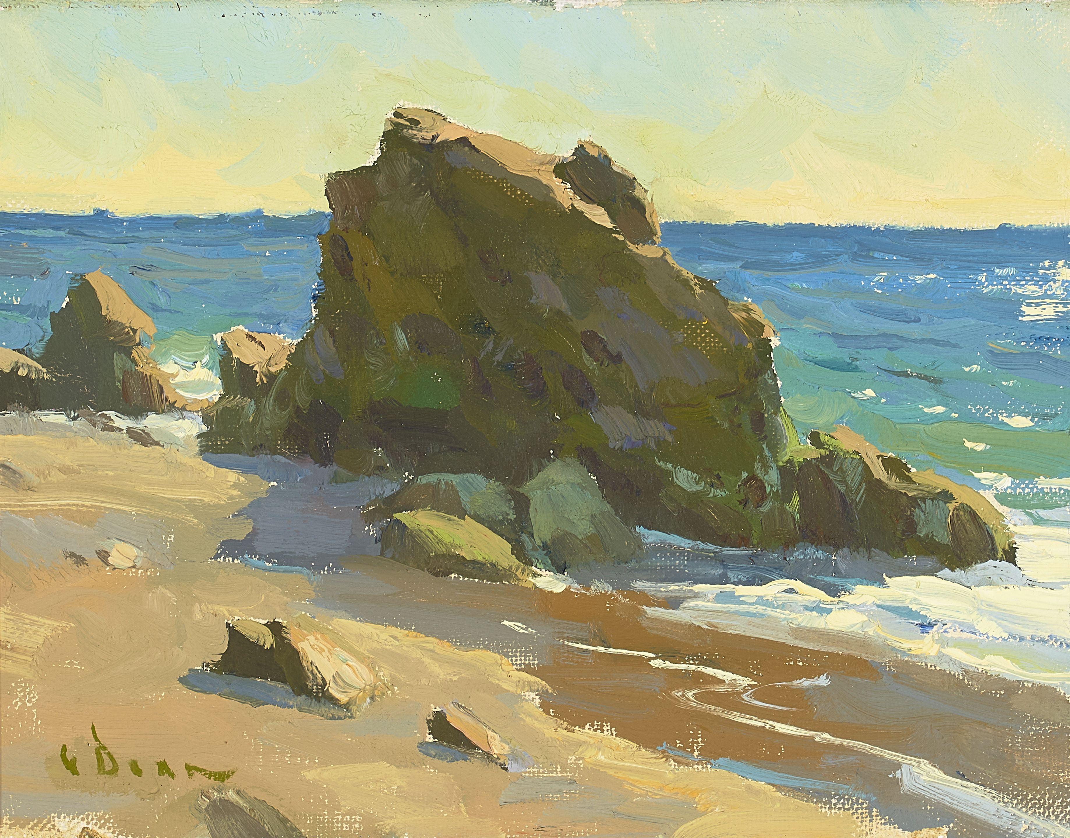 Glenn Dean - Laguna Beach and Coastal Scenes (a group of four) each 11 x 14 in. various sizes, the largest 21 x 24 in.