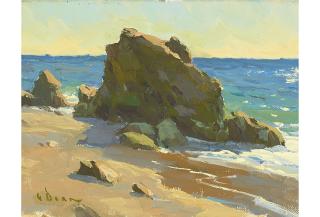 Glenn Dean - Laguna Beach and Coastal Scenes (a group of four) each 11 x 14 in. various sizes, the largest 21 x 24 in.