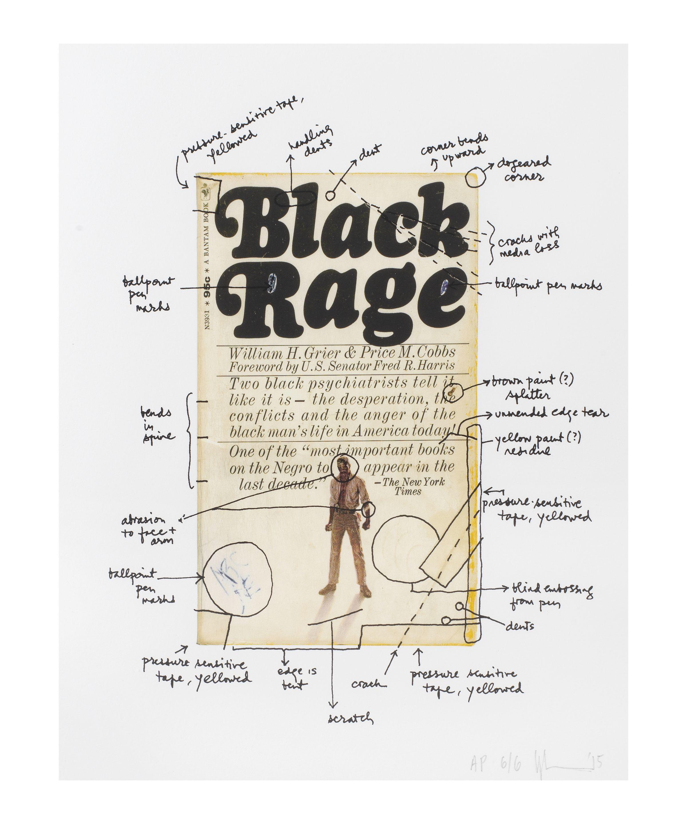 Glenn Ligon - Black Rage, 2015