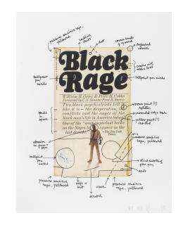 Glenn Ligon - Black Rage, 2015