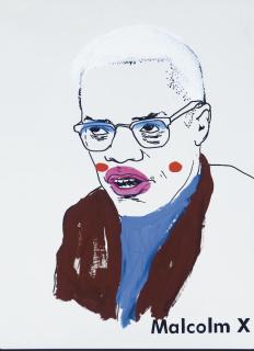 Glenn Ligon - Malcolm X (Small Version I) #2