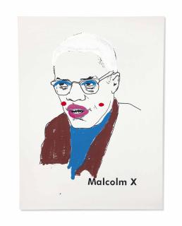 Glenn Ligon - Malcolm X (version 1) #1