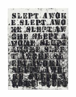 Glenn Ligon - (Miserable) Life #2