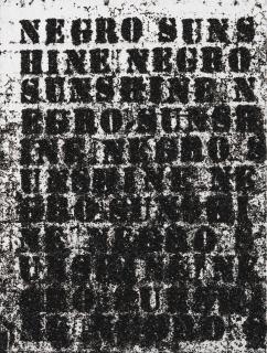 Glenn Ligon - Negro Sunshine #2