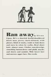 Glenn Ligon - Runaways