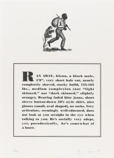 Glenn Ligon - Runaways