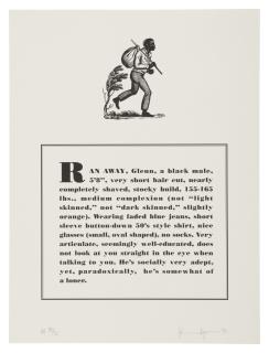 Glenn Ligon - Runaways