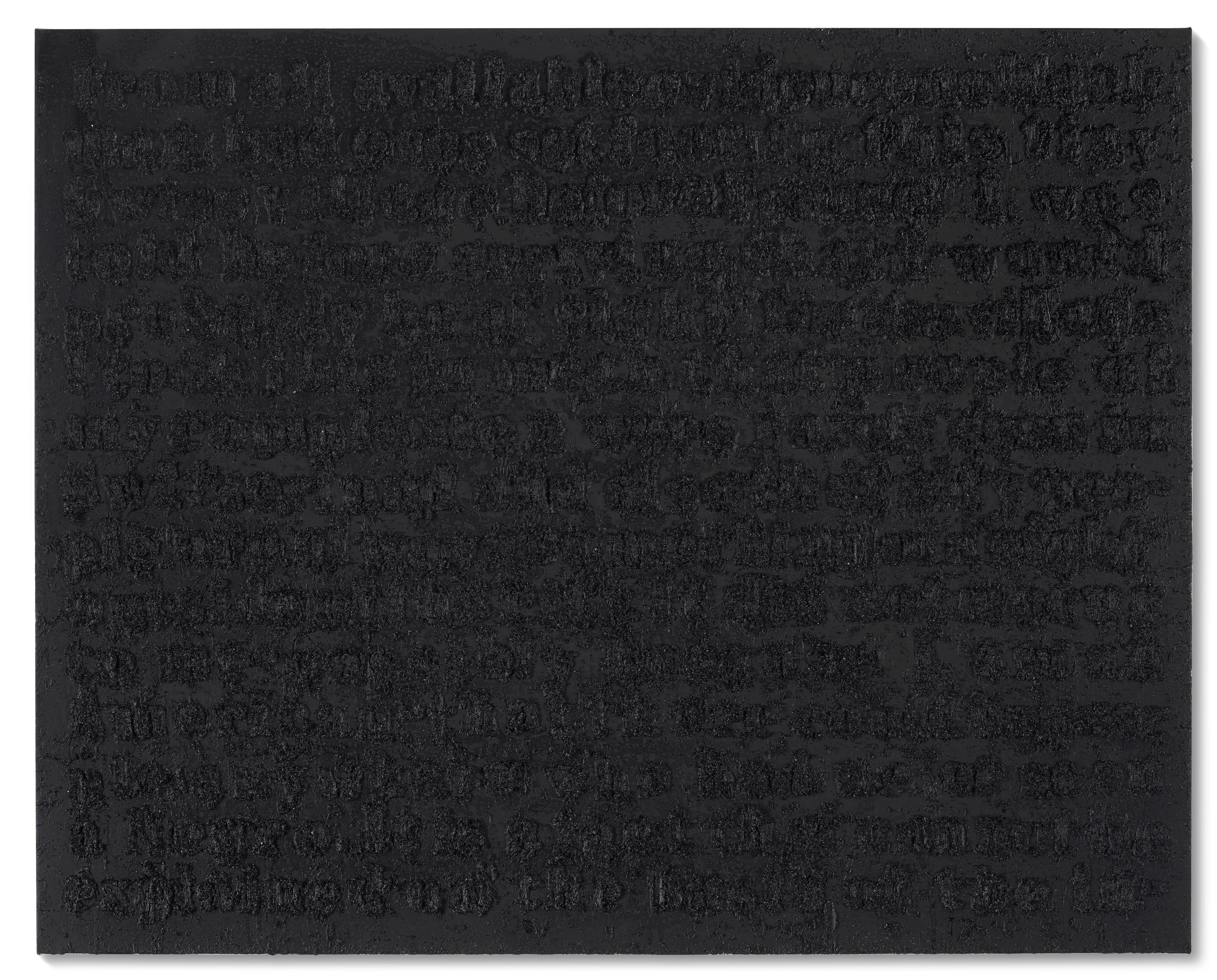 Glenn Ligon - Stranger Study #31