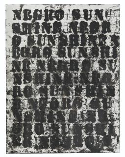 Glenn Ligon - Study for Negro Sunshine II #41