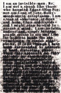 Glenn Ligon - Untitled (Invisible man)