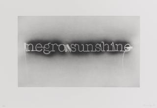 Glenn Ligon - Warm Broad Glow (Reversed)