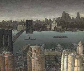 Glenn O. Coleman - Brooklyn Skyline