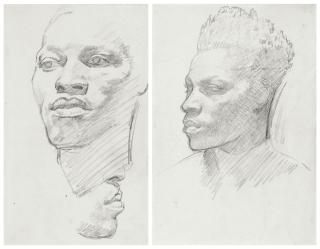 Glyn Warren Philpot, R.A. - Henry Thomas: Head studies