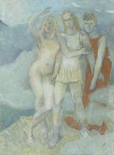 Glyn Warren Philpot, R.A. - The Goddesses Contending for the Apple