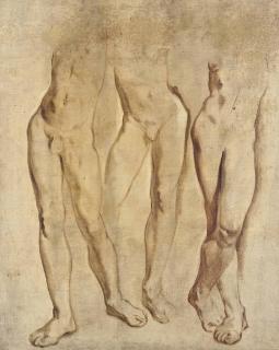 Glyn Warren Philpot, R.A. - Three Studies Of A Male Nude