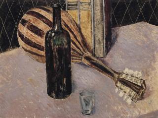 Glyn Warren Philpot - Still-life with Mandolin