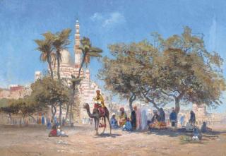 Godefroy De Hagemann - Outside the Mosque