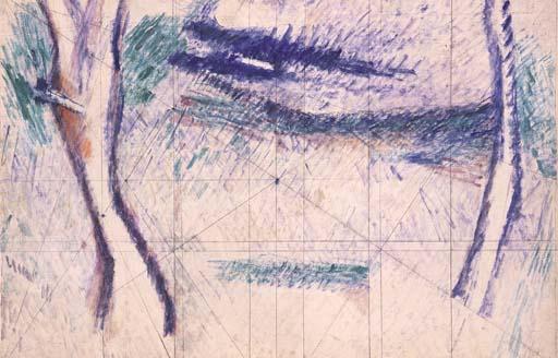 Godfrey Clive Miller - Forest Sketch