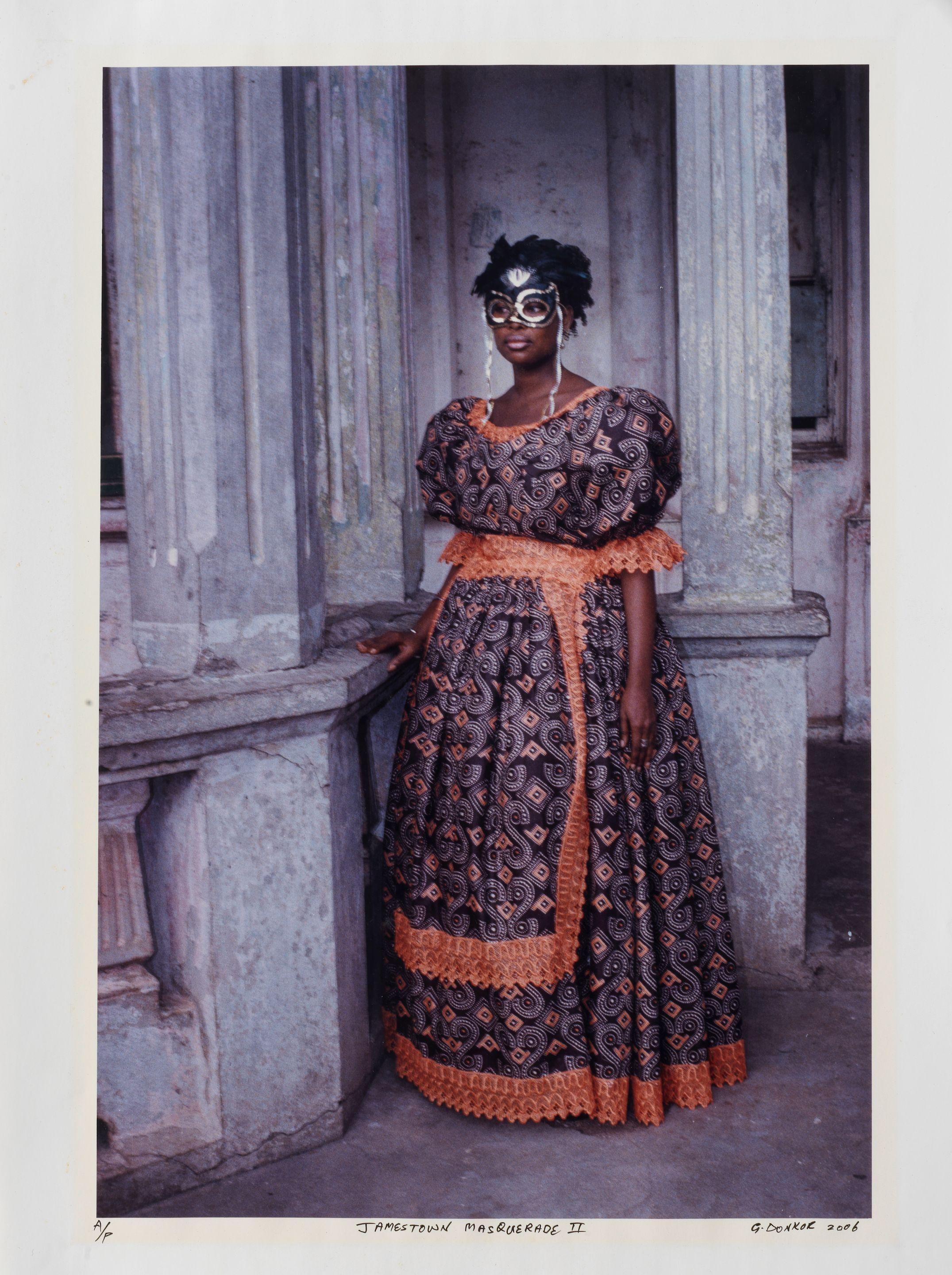 Godfried Donkor - Jamestown Masquerade II & III (a pair) both signed, dated, and titled \'G. Donkor 2006\' (along lower margin); artist\'s proof