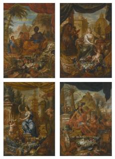 Godfried Maes - The Four Continents: America, Africa, Europe And Asia