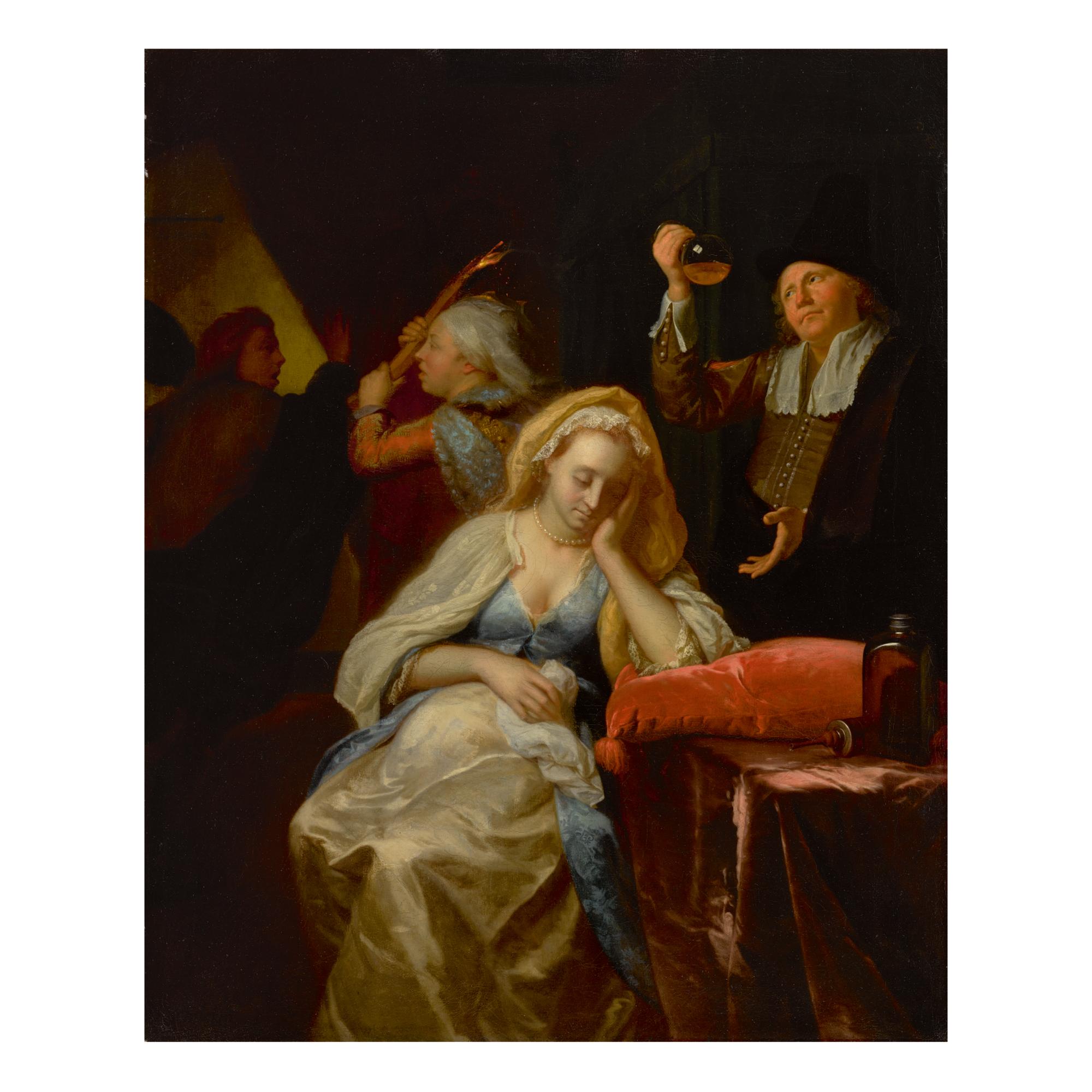 Godfried Schalcken - The Doctor\'S Visit