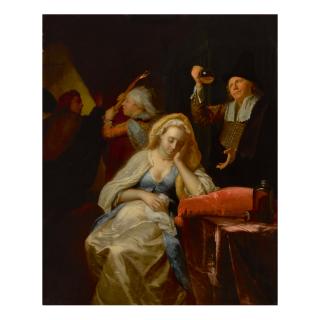 Godfried Schalcken - The Doctor\'S Visit