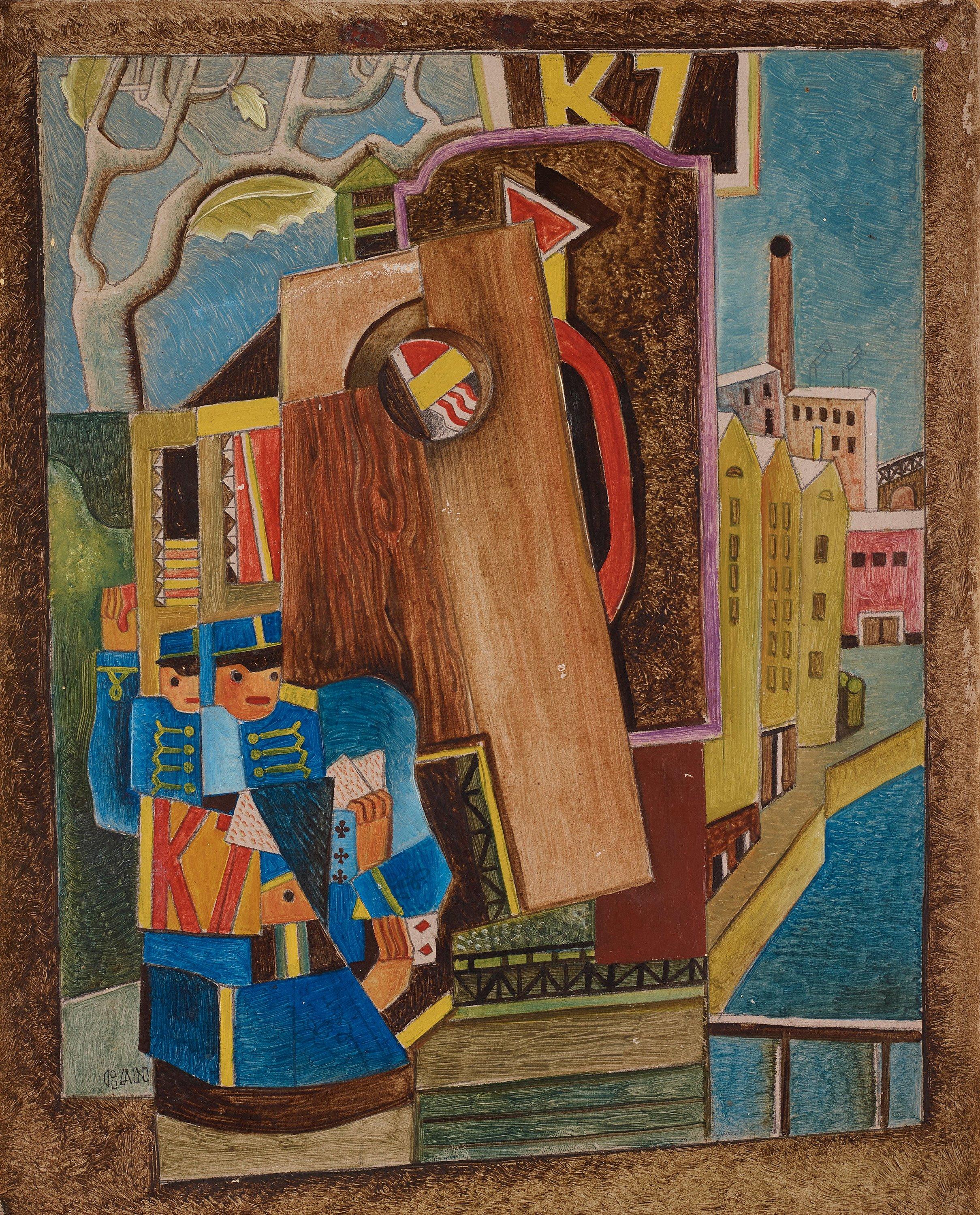 Gösta Adrian-Nilsson - Hussars playing cards