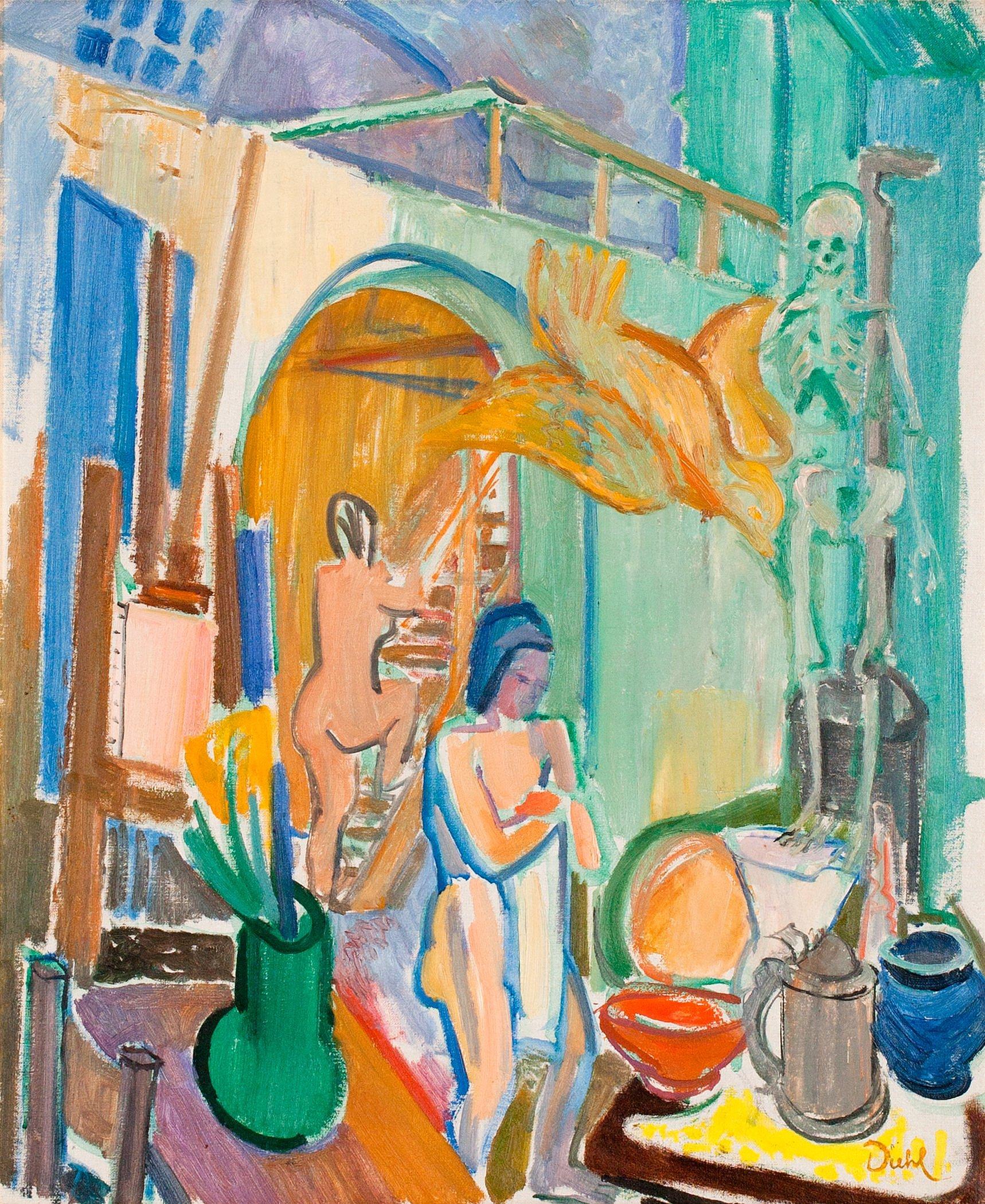 Gösta Diehl - Models At The Atelier.