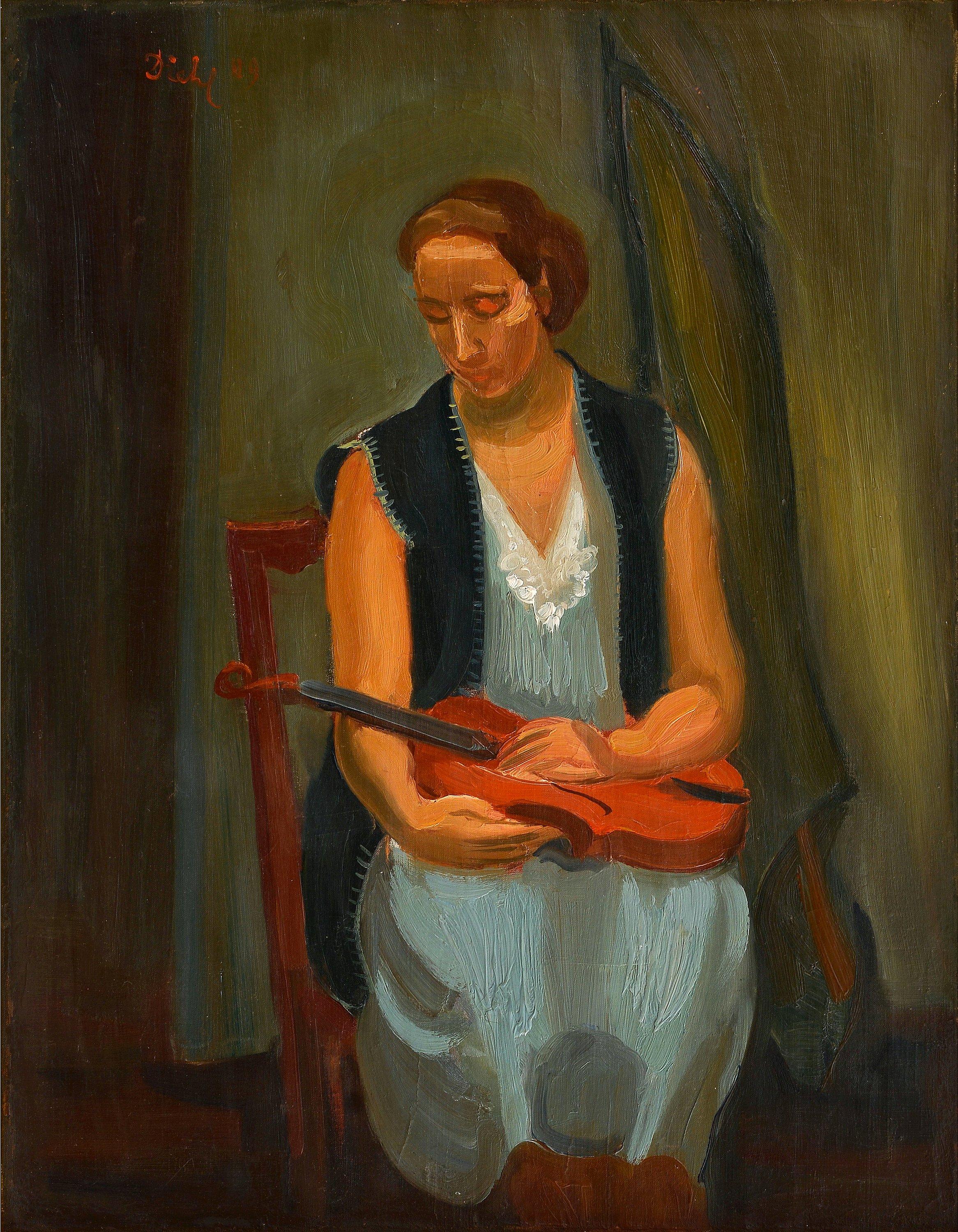 Gösta Diehl - Woman With A Violin.