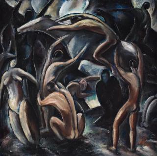 Gösta Nystroem - Composition with humans and animals