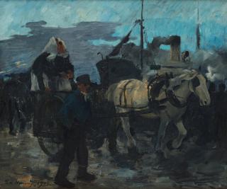 Gösta von Hennigs - Harbour scene