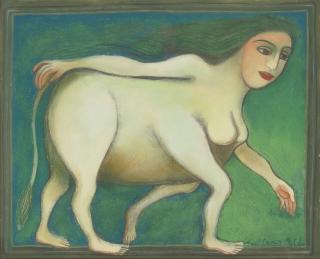 Gogi Saroj Pal - Untitled (Nayika)