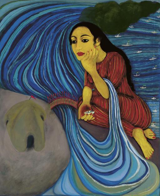 Gogi Saroj Pal - Untitled