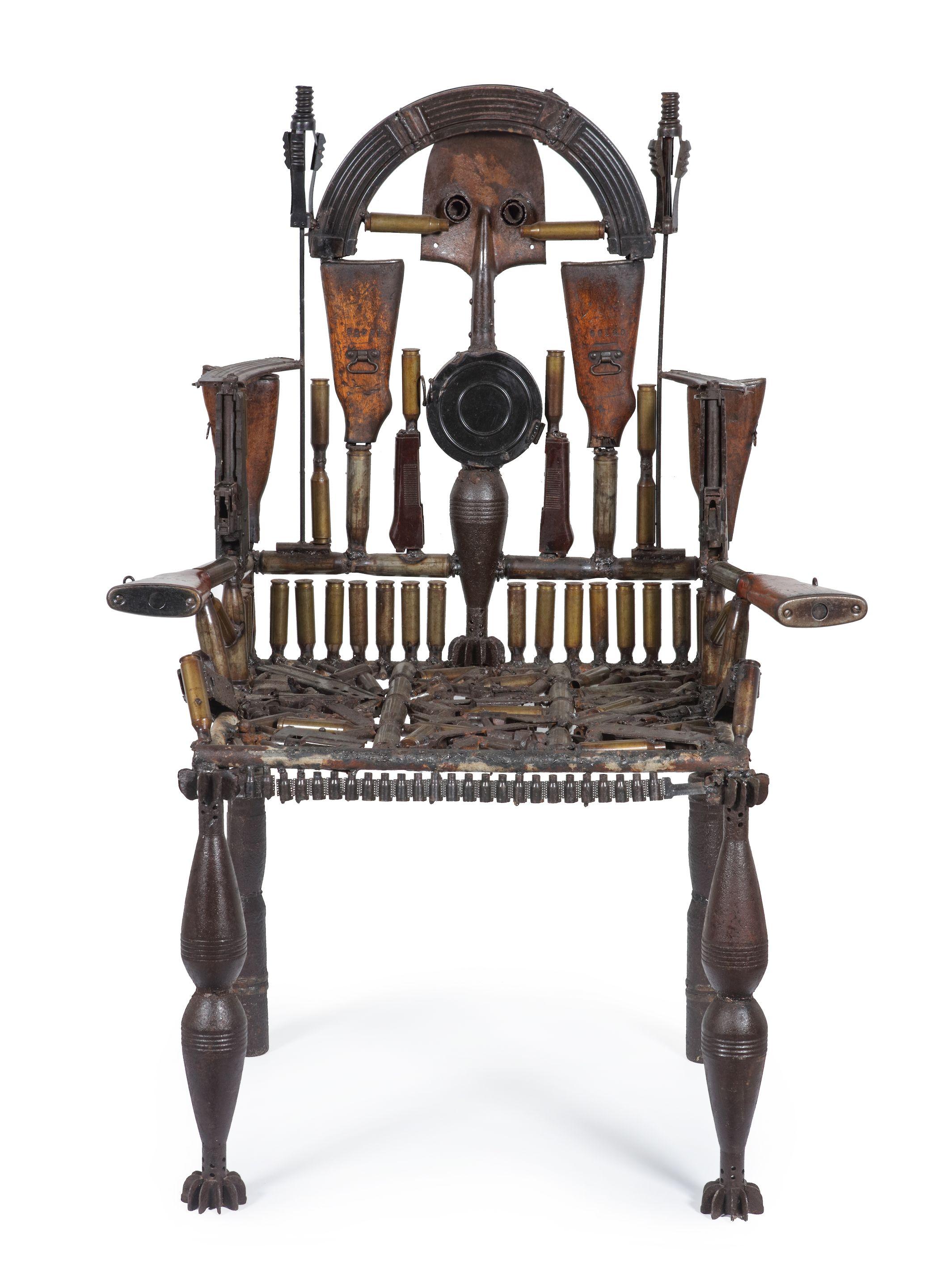 Gonçalo Mabunda - Sans titre (Throne)