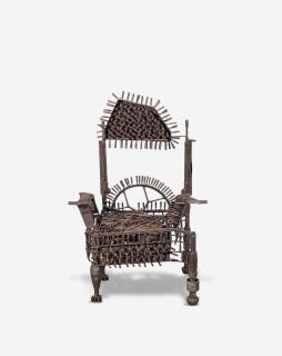 Gonçalo Mabunda - Throne 138 X 87 X 69Cm (54 5/16 X 34 1/4 X 27 3/16 In).