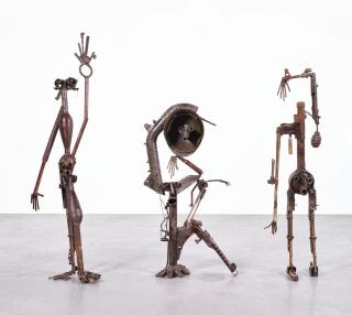 Gonçalo Mabunda - Untitled (Standing Figures)