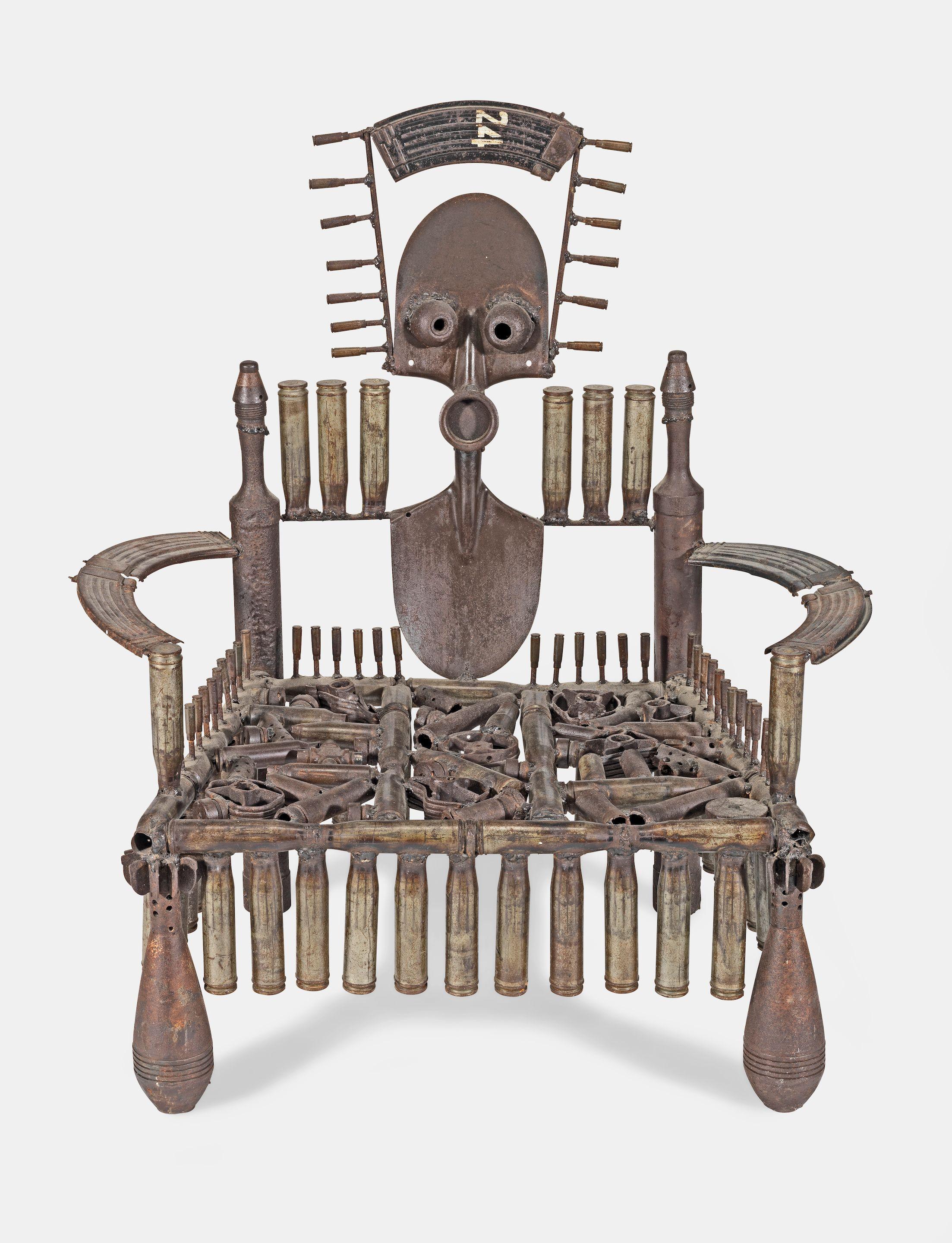 Gonçalo Mabunda - Weapon throne