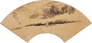 Gong Xian - Sailing along the river