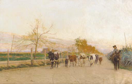 Gonzalo Bilbao y Martinez - Return from pasture