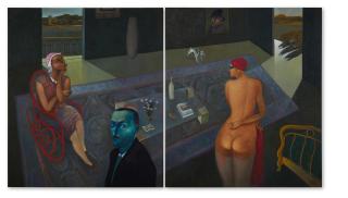 Gonzalo Cienfuegos - The Latin Lover (Diptych), 1987