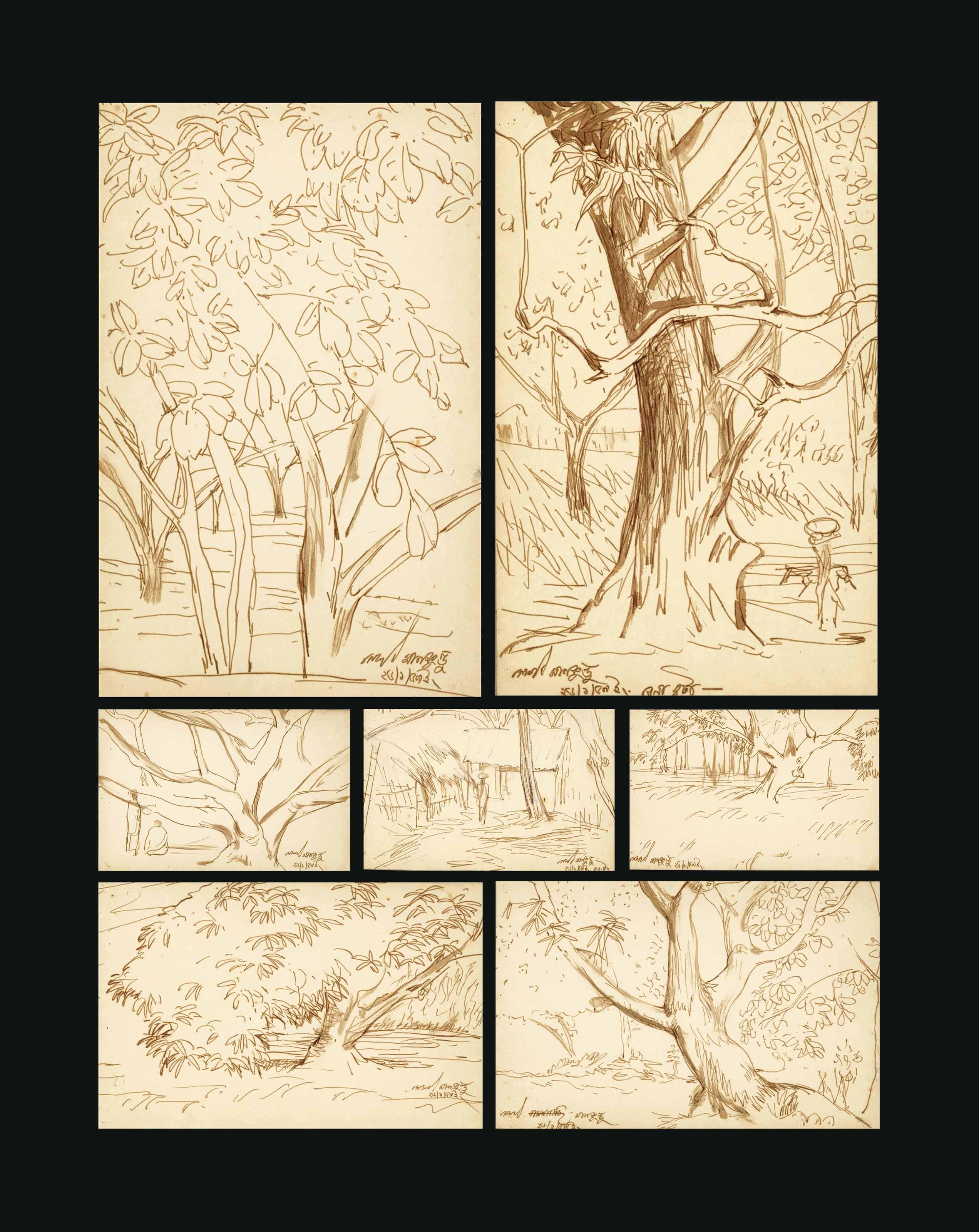 Gopal Ghose - Untitled (Forest Scenes)