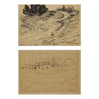 Gopal Ghose - Untitled (Set Of Two Khoai Works)